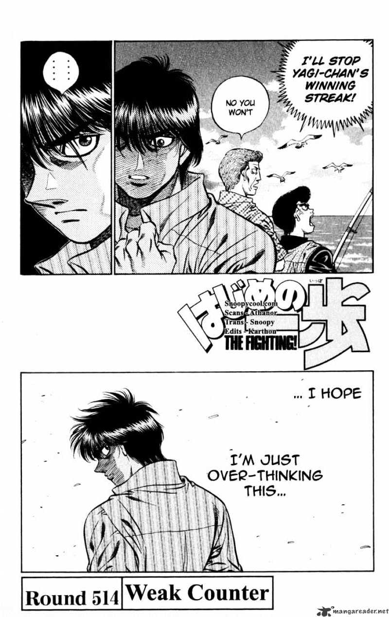 Hajime no Ippo: Fighting Spirit, Chapter 514 image 01